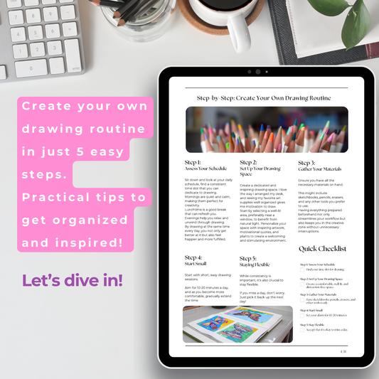 Creating Your Drawing Routine – Guide for Artists